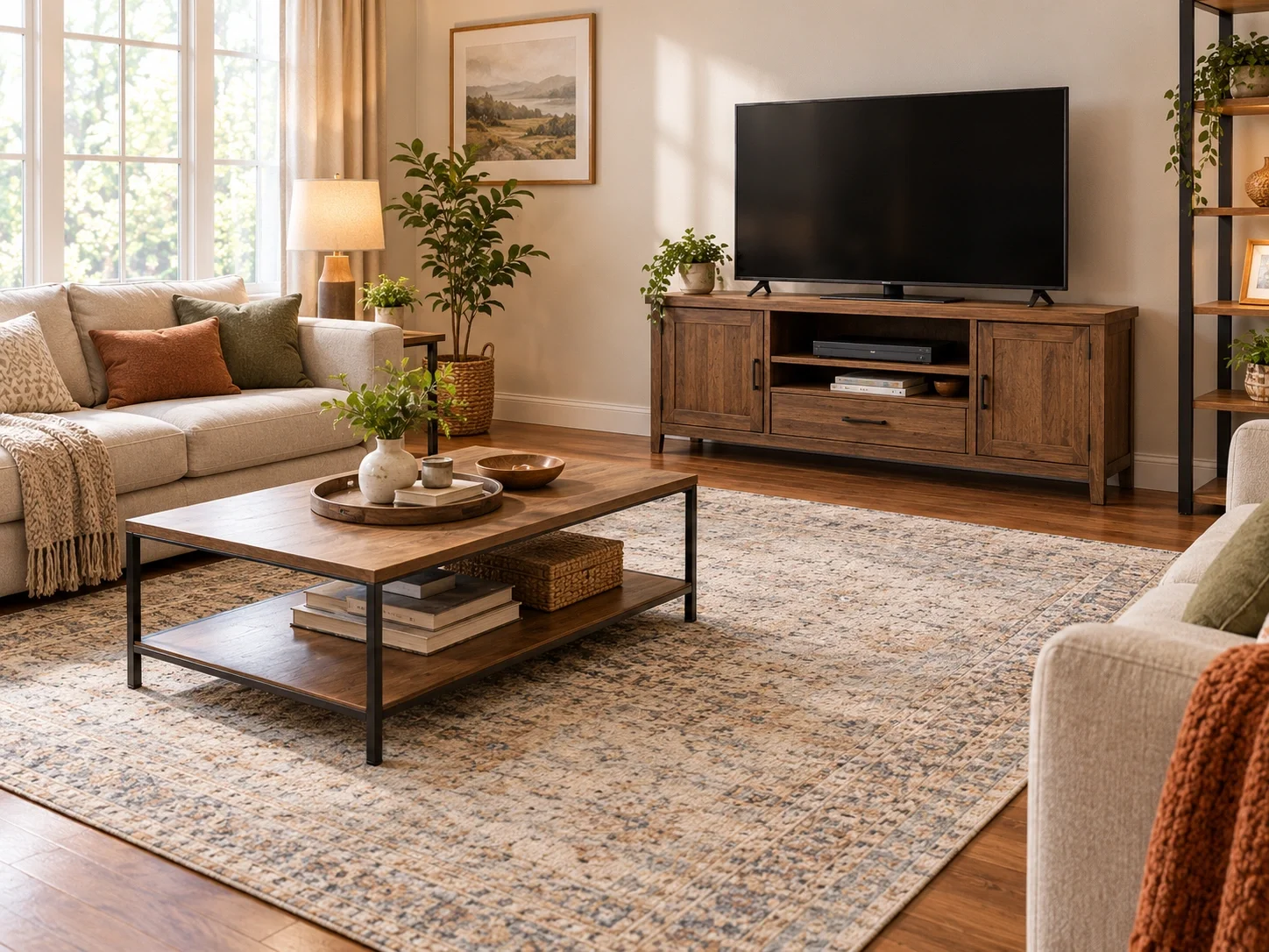 Area Rugs - Anchor your living room with style