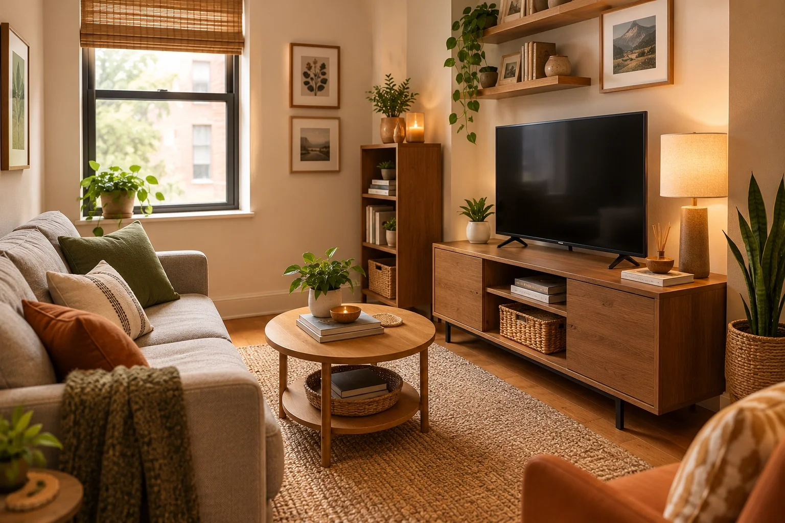Small Living Room TV Stand Design - Step by step layout guide